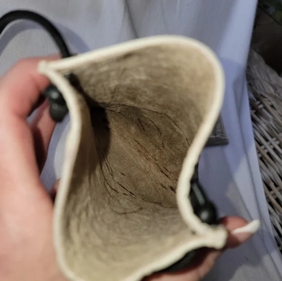 B May Crocodile Leather Purse W Card Pouch - Picture 4 of 8